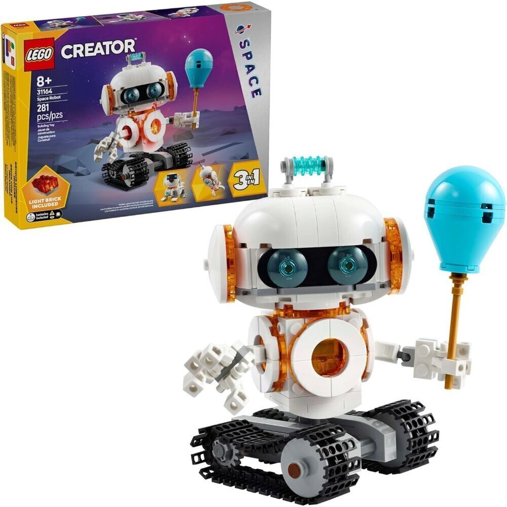 Creator 3 in 1 Space Robot Toy - Building Toy Kit for Kids with 3 Options, Robot